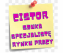 CISTOR szuka specjalistę rynku pracy!!